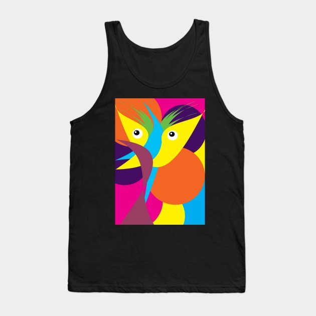 Crazy Bird Tank Top by Balthazarthefirst